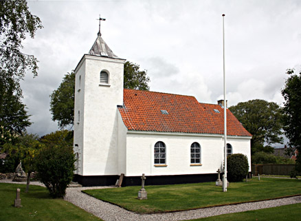 Gravsten på Anholt kirkegård. Djurs Nørre herred. Randers amt.
