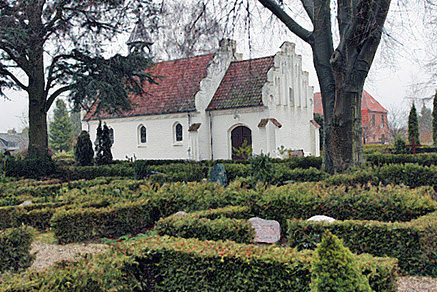 Gravsten på Birkerød Assistens & Søholm kirkegård. Lynge-Kronborg herred. Frederiksborg amt.