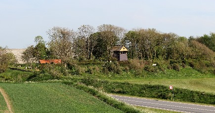 Gravsten på Børglum Kloster kirkegård. Børglum herred. Hjørring amt.