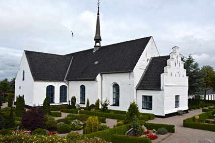Gravsten på Egen kirkegård. Als Nørre herred. Sønderborg amt.