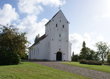 Gravsten på Genner kirkegård. Sønder Rangstrup herred. Aabenraa amt.