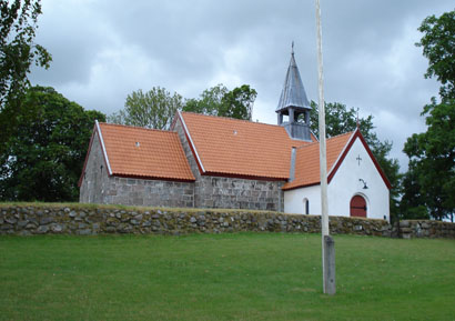 Gravsten på Gerding kirkegård. Hellum herred. Aalborg amt.