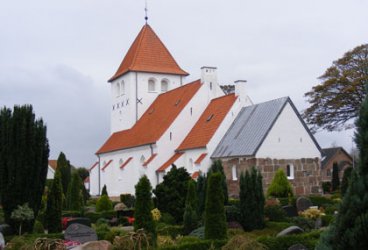 Gravsten på Hejnsvig kirkegård. Slavs herred. Ribe amt.