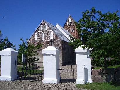 Gravsten på Hjerpsted kirkegård. Tønder, Højer og Lø herred. Tønder amt.