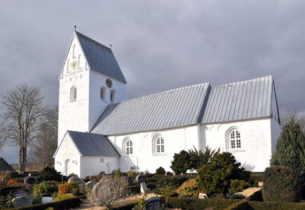 Gravsten på Hjortlund kirkegård. Ribe herred. Ribe amt.