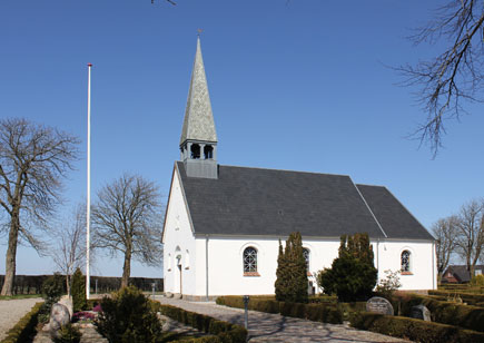 Gravsten på Klejs kirkegård. Bjerre herred. Vejle amt.