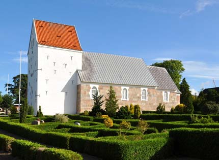 Gravsten på Læborg kirkegård. Malt herred. Ribe amt.