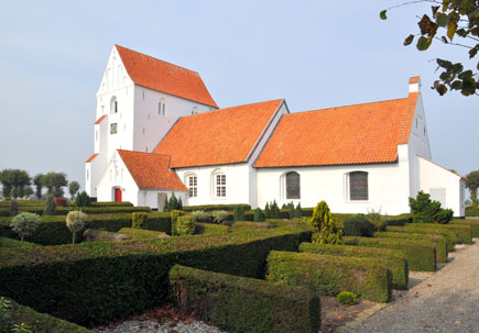 Gravsten på Notmark kirkegård. Als Sønder herred. Sønderborg amt.