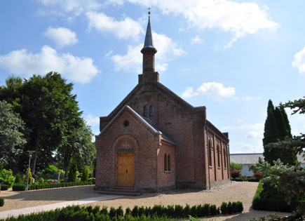 Gravsten på Obbekær kirkegård. Ribe herred. Ribe amt.