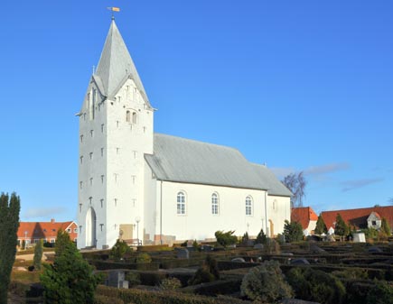 Gravsten på Roager kirkegård. Hviding herred. Tønder amt.