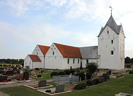 Gravsten på Rømø kirkegård. Tønder, Højer og Lø herred. Tønder amt.