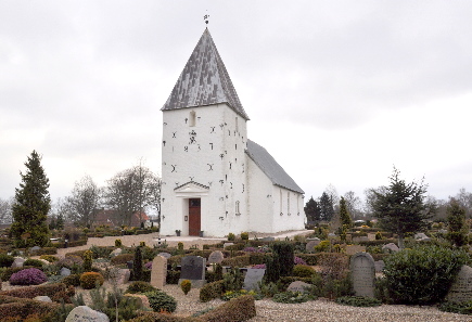 Gravsten på Seest kirkegård. Anst herred. RIbe amt.