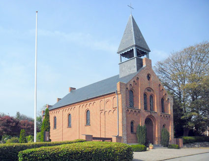 Gravsten på Stenderup kirkegård. Malt herred. Ribe amt.