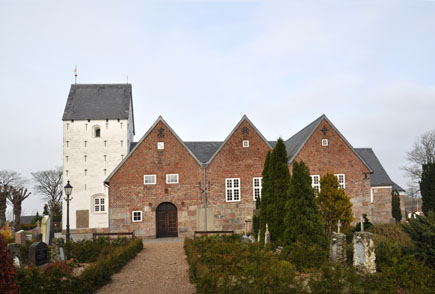 Gravsten på Toftlund kirkegård. Nørre Rangstrup herred. Haderslev amt.