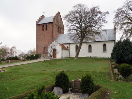 Gravsten på Torup kirkegård. Strø herred. Frederiksborg amt.