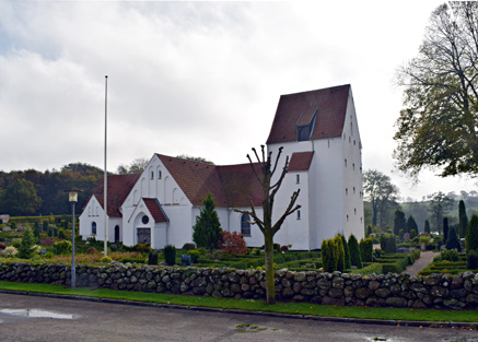 Gravsten på Vedsted  kirkegård. Gram herred. Haderslev amt.