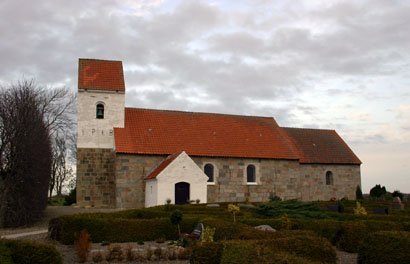 Gravsten på Vindblæs kirkegård. Slet herred. Aalborg amt.