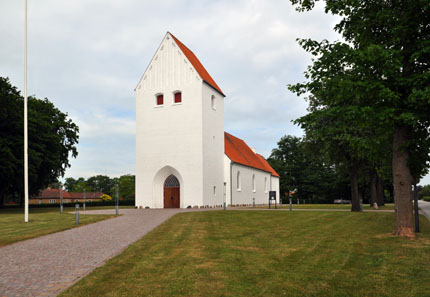 Gravsten på Vojens kirkegård. Gram herred. Haderslev amt.